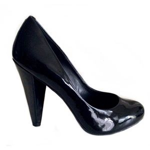 INC International Concepts Shiny Black Heels